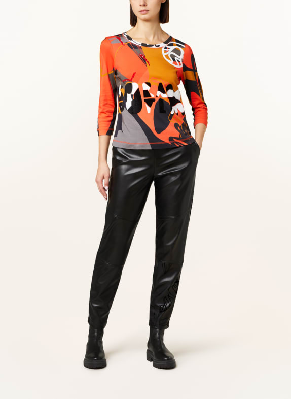 SPORTALM Shirt mit 3/4-Arm und Pailletten