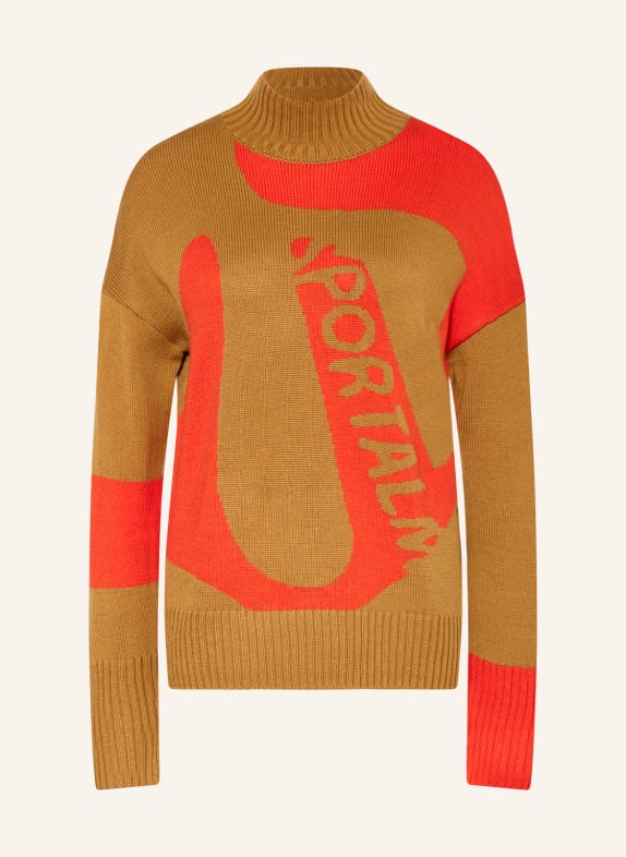 SPORTALM Pullover COGNAC/ ROT