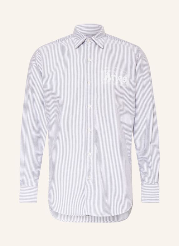Aries Arise Shirt comfort fit WHITE/ LIGHT GRAY