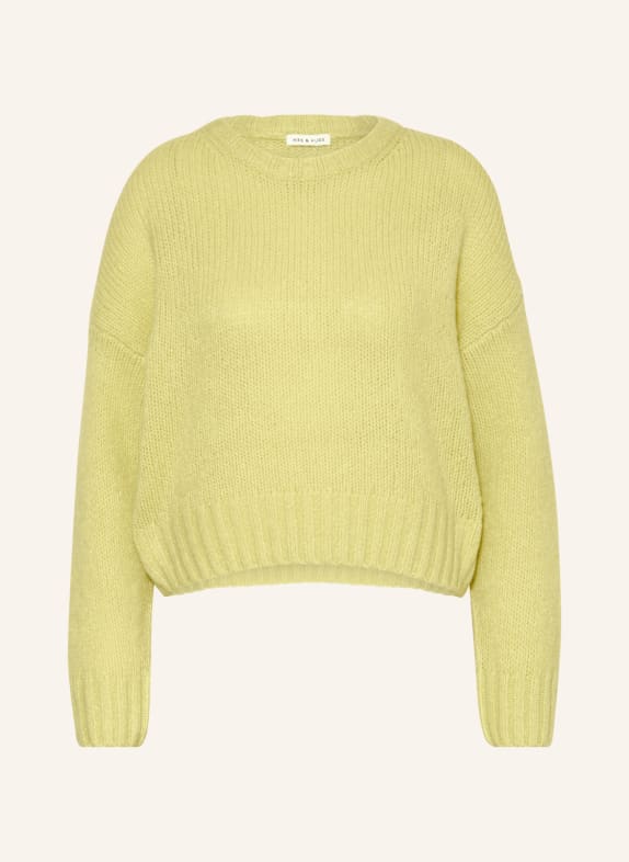 MRS & HUGS Sweater NEON GREEN/ NEON YELLOW