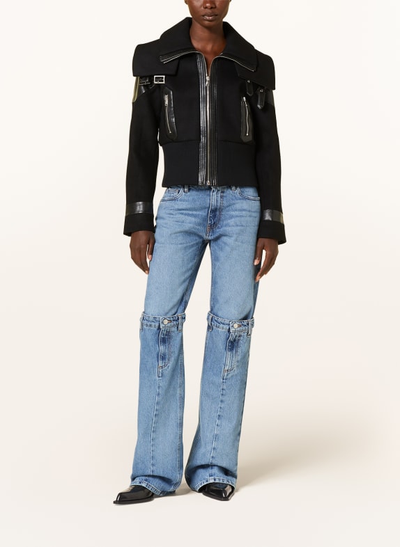 coperni Bikerjacke AVIATOR im Materialmix