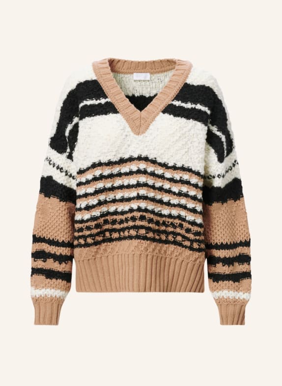 Lala Berlin Sweater KIANNA BLACK/ CAMEL/ ECRU