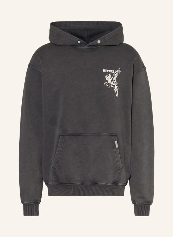 REPRESENT Hoodie GRAU/ ECRU