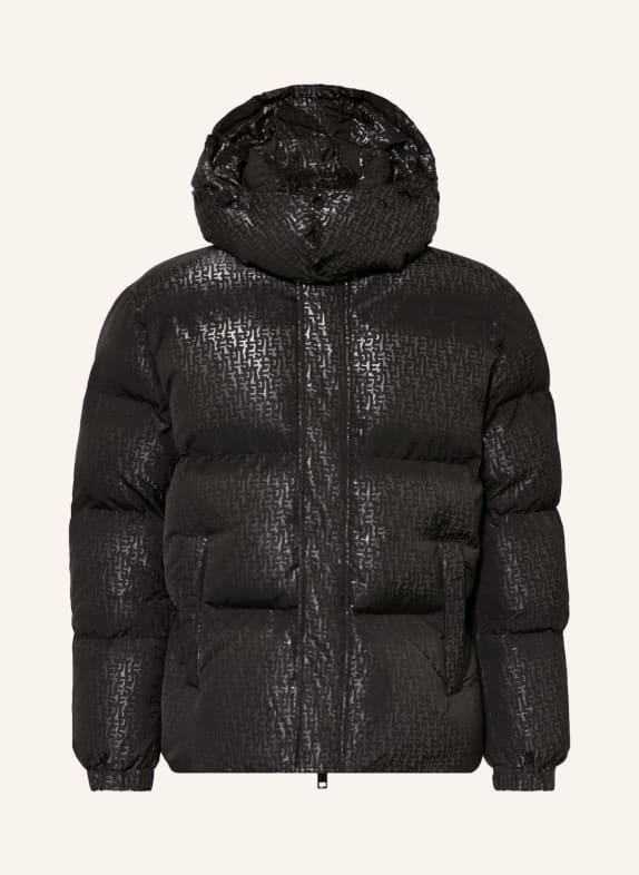 DIESEL Quilted jacket W-ROLFYS-MON BLACK