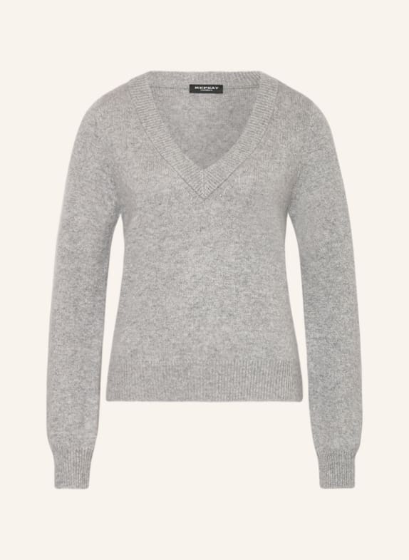 REPEAT Cashmere sweater LIGHT GRAY