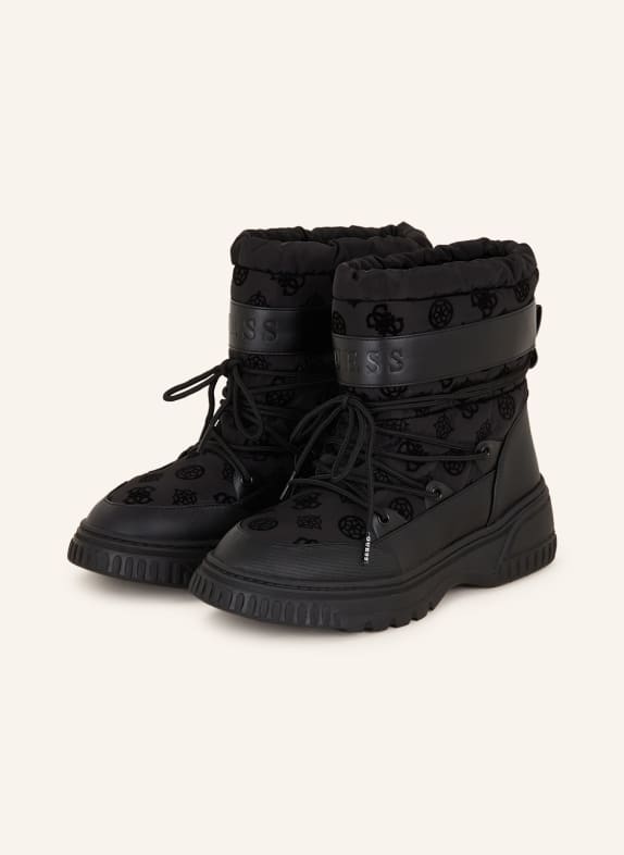 GUESS Lace-up boots DRERA BLACK