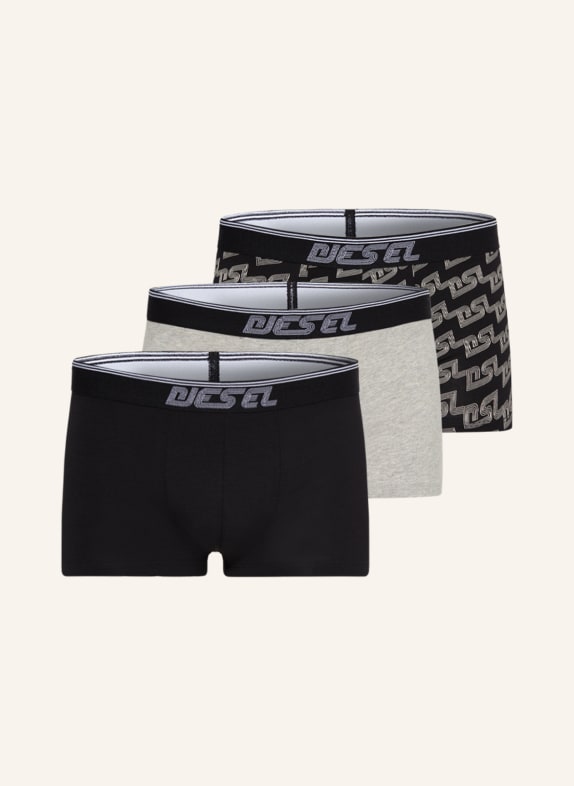 DIESEL 3er-Pack Boxershorts DAMIEN SCHWARZ/ GRAU