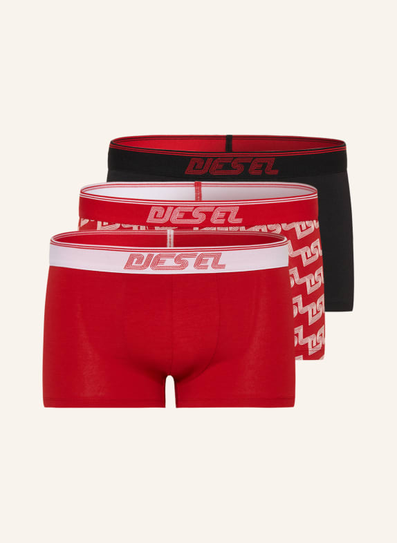 DIESEL 3er-Pack Boxershorts DAMIEN SCHWARZ/ ROT/ WEISS