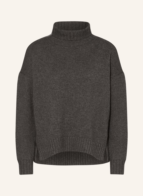 Max Mara Turtleneck sweater GIANNA with cashmere DARK GRAY
