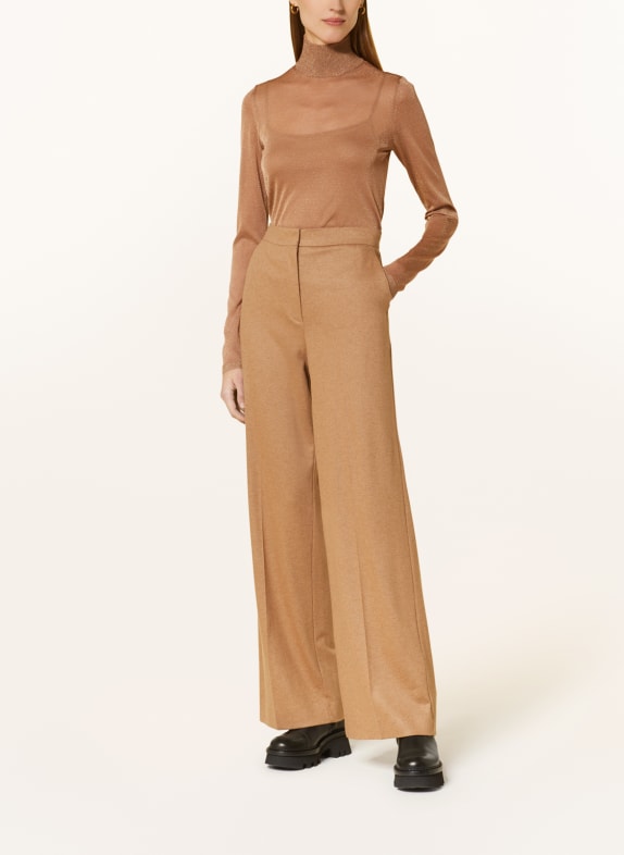 Max Mara Wide leg trousers UNGHIA made of camel hair