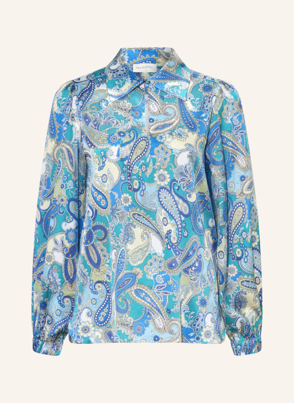 dea kudibal Blusenshirt KIKKI aus Seide BLAU/ HELLBLAU/ HELLGRÜN