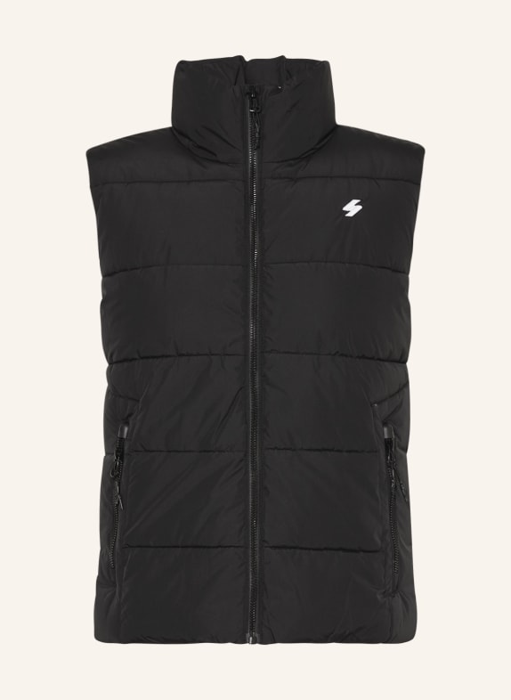 Superdry Steppweste SCHWARZ