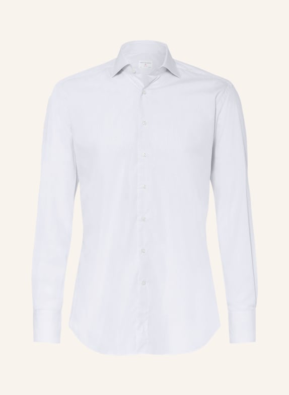 ARTIGIANO Shirt slim fit WHITE/ LIGHT BLUE