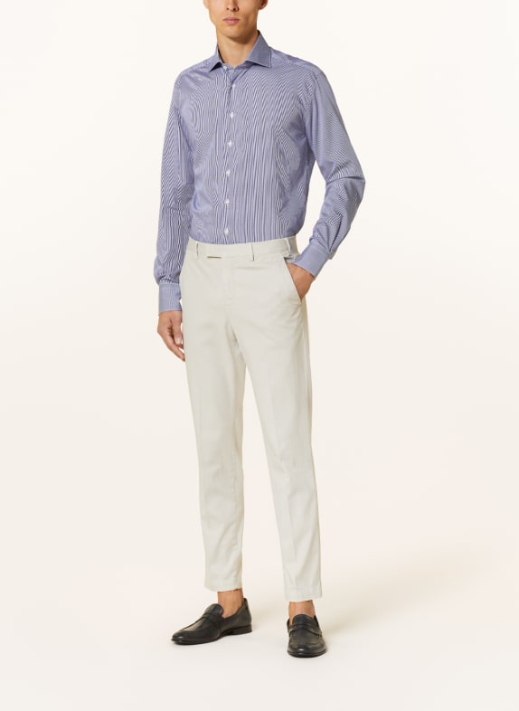 ARTIGIANO Slim fit skjorte BLÅ / HVID