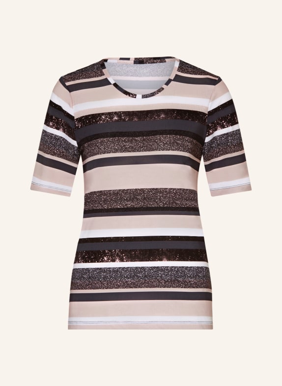 JOY sportswear T-Shirt LARA HELLORANGE/ SCHWARZ/ TAUPE