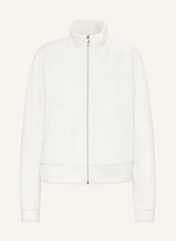 darling harbour Lounge jacket in velour WHITE