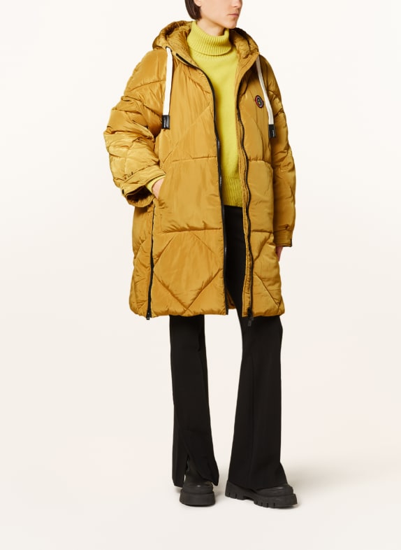 ottod'ame Quilted coat DARK YELLOW