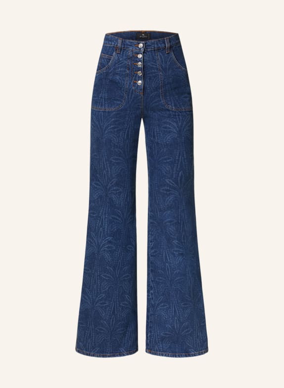 ETRO Jeansy flare 0200 BLUE