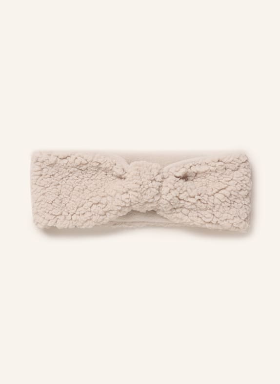 CAPO Stirnband aus Teddyfell BEIGE