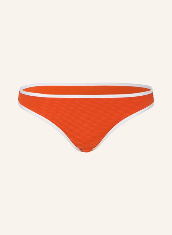 SEAFOLLY Basic-Bikini-Hose BEACH BOND ORANGE/ WEISS