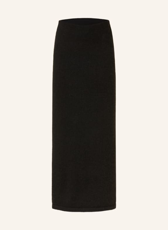 JW ANDERSON Knit skirt with mohair BLACK