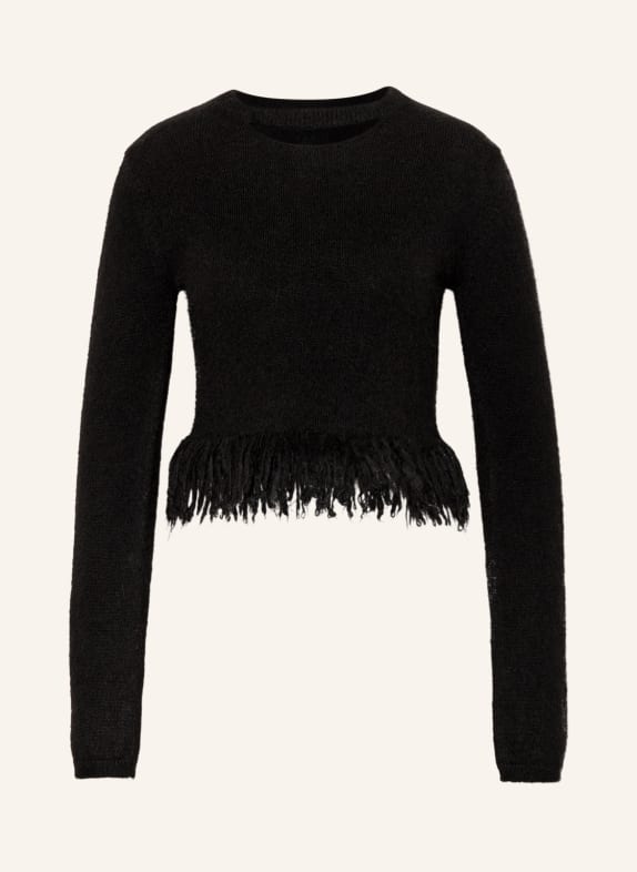 JW ANDERSON Sweater with mohair BLACK
