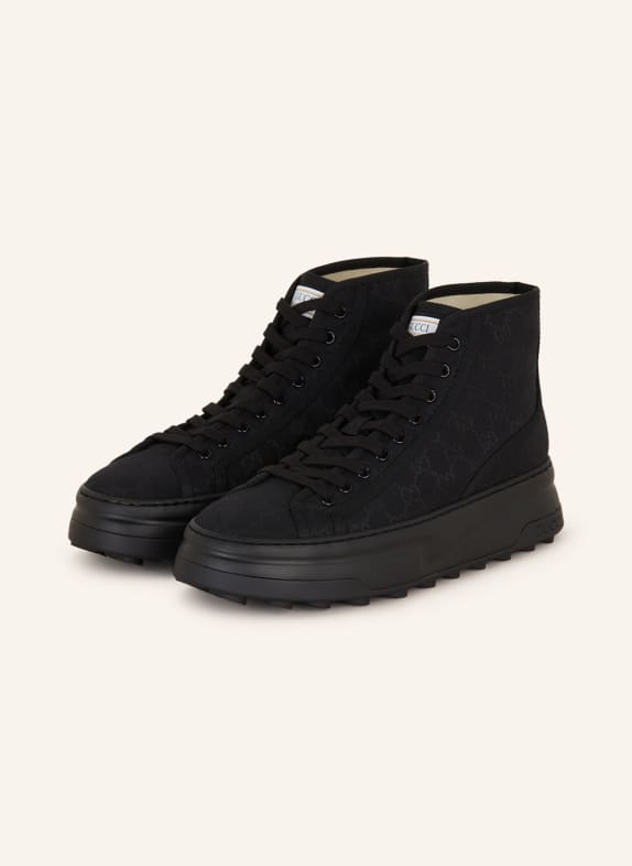 GUCCI Hightop-Sneaker 1000 BLACK/BLACK
