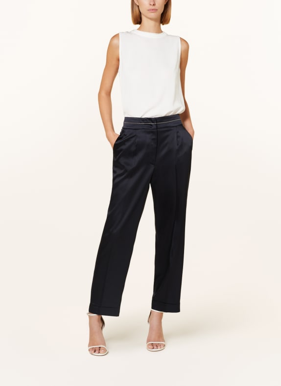 PESERICO Marlenehose aus Satin