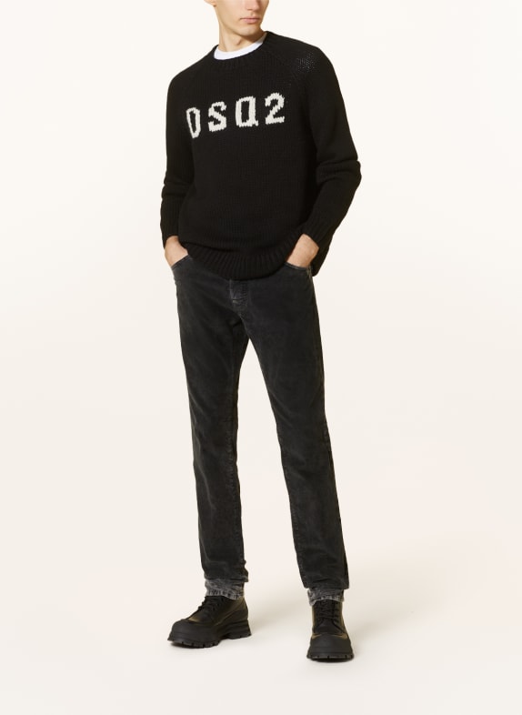 DSQUARED2 Corduroy trousers COOL GUY extra slim fit