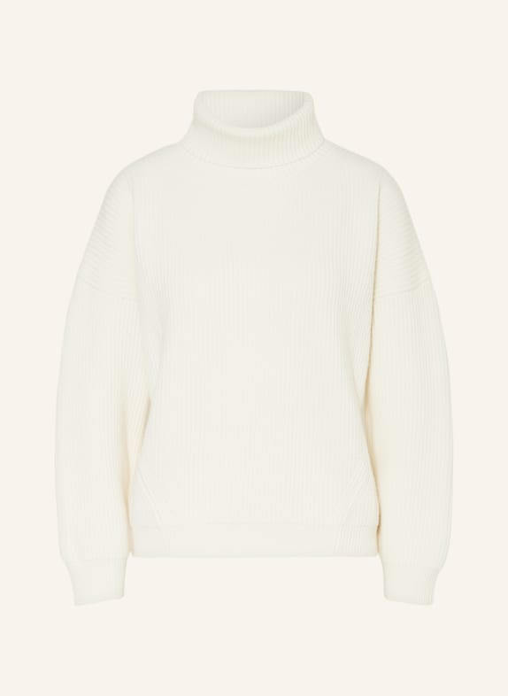 PESERICO Sweater with glitter thread WHITE