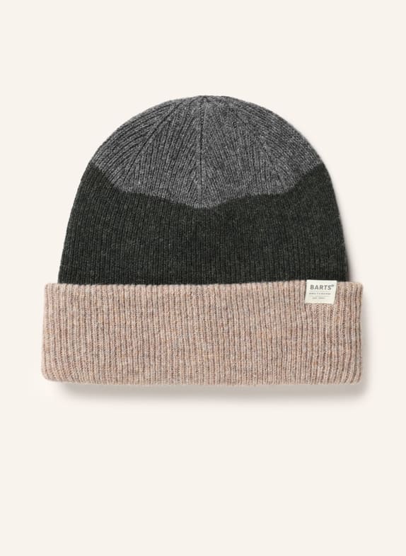 Barts Mütze WALNUR BEIGE/ DUNKELGRÜN/ DUNKELGRAU