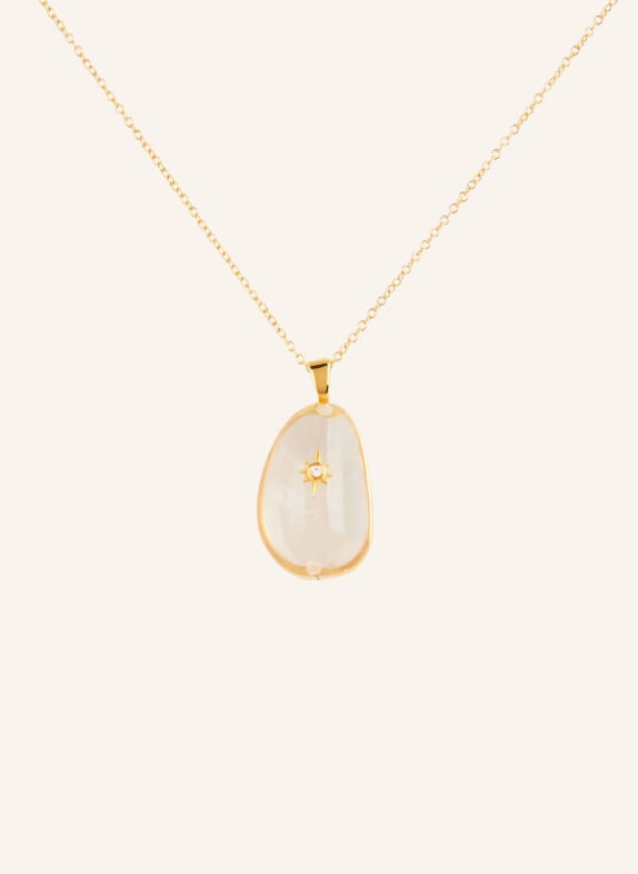 ZIMMERMANN Necklace CRYSTAL PEBBLE GOLD