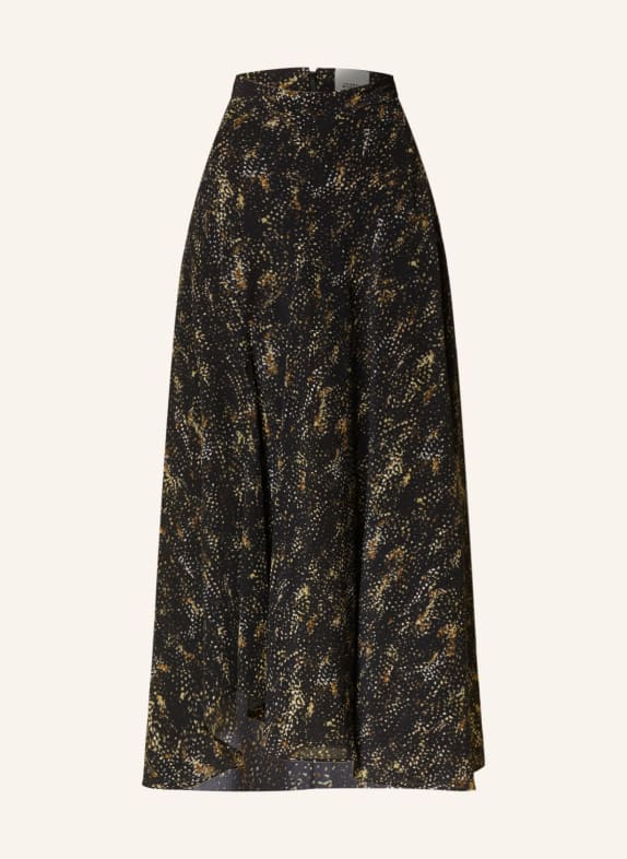ISABEL MARANT Silk skirt BLACK/ CREAM/ YELLOW