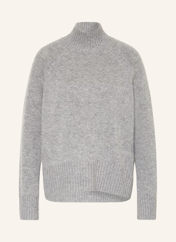 ALLUDE Sweater with cashmere GRAY