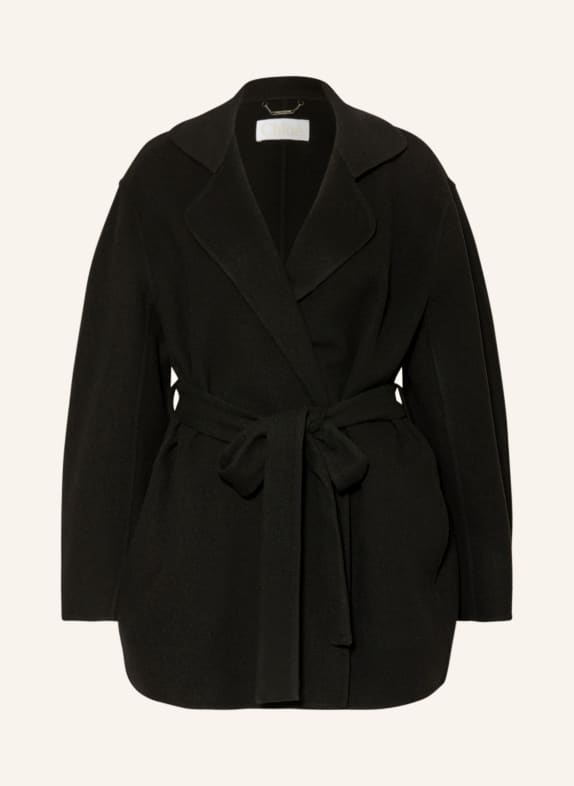 Chloé Jacket with cashmere 001 BLACK