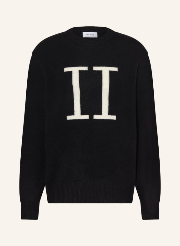 LES DEUX Sweater ENCORE BLACK/ WHITE