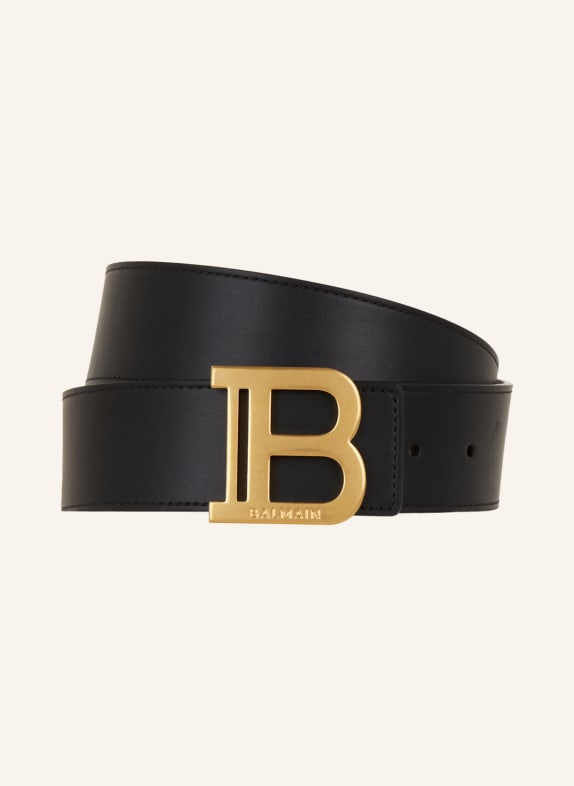 BALMAIN Leather belt BLACK