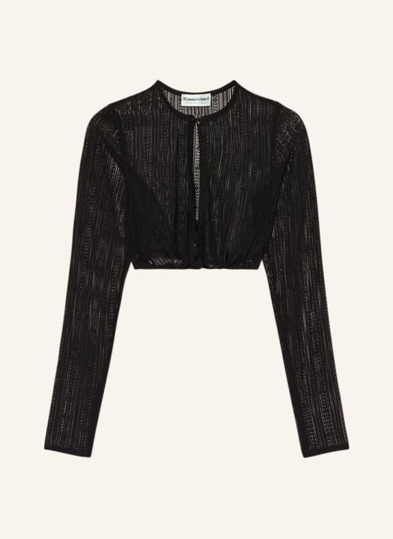 Hammerschmid Dirndl blouse made of lace BLACK