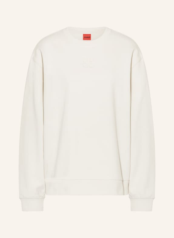 HUGO Sweatshirt CLASSIC CREW WEISS