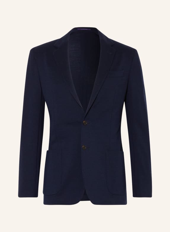 RALPH LAUREN PURPLE LABEL Jersey jacket slim fit DARK BLUE
