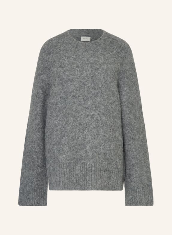 HOLZWEILER Pullover FURE mit Alpaka GRAU