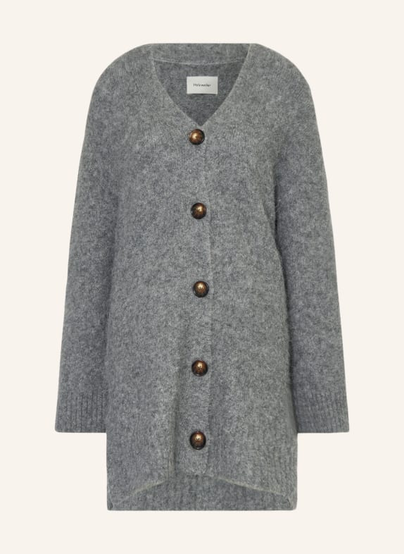 HOLZWEILER Strickjacke mit Alpaka GRAU