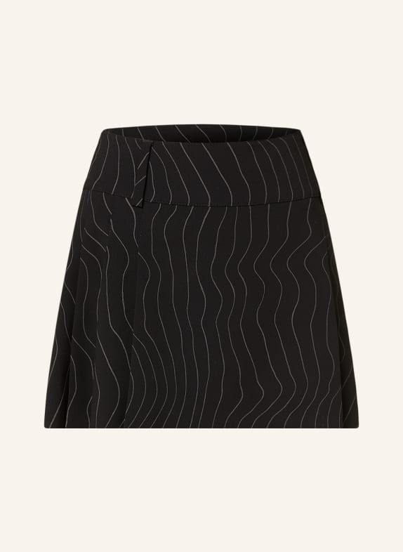 HUGO Pleated skirt ROELLE BLACK/ GRAY