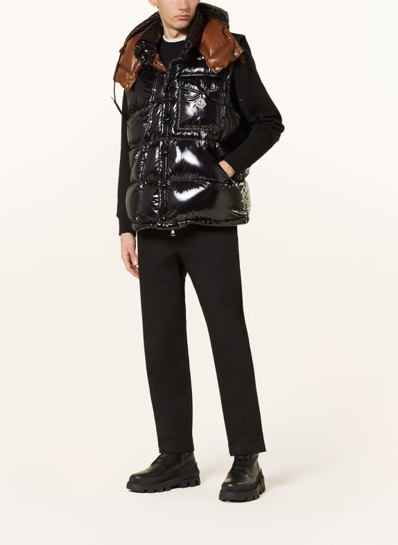 MONCLER Down jacket PRESENT KARAKORUM with detachable hood and sleeves