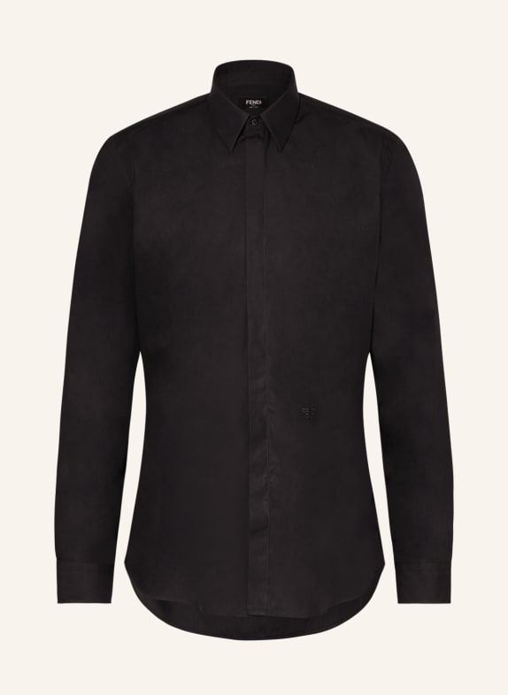 FENDI Shirt slim fit BLACK