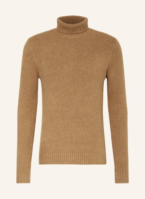 CINQUE Turtleneck sweater CIZINO BROWN