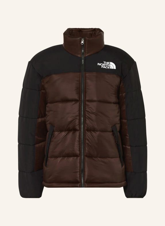 THE NORTH FACE Quilted jacket HIMALAYAN DARK BROWN/ BLACK