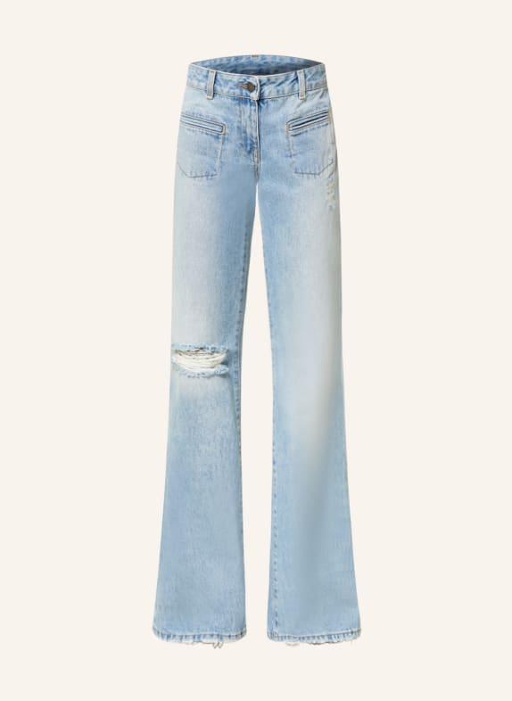 Palm Angels Bootcut jeans LIGTH BLUE BROWN