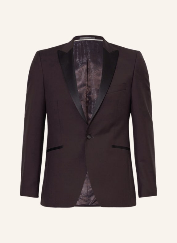 WILVORST Tuxedo jacket extra slim fit DARK PURPLE