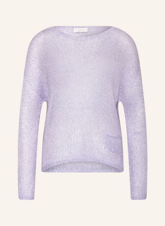 rich&royal Sweater with sequins LIGHT PURPLE